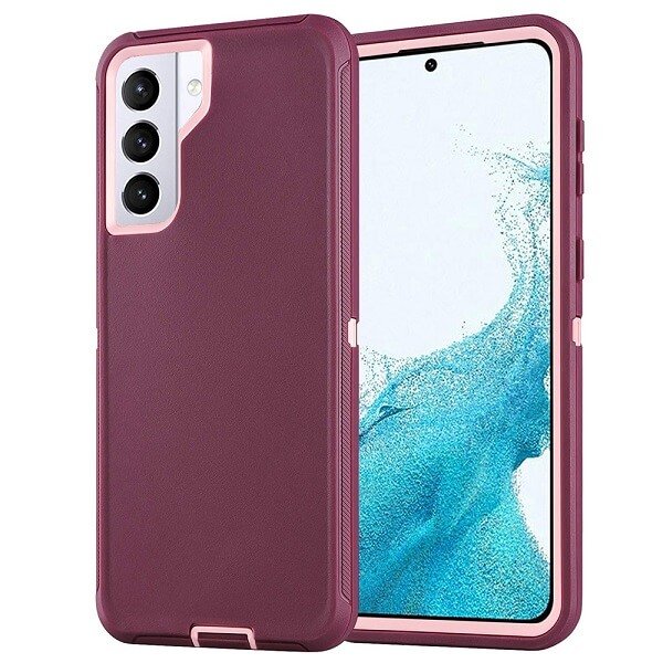 Samsung Galaxy S22 Purple New Defender Shockproof Case Cover