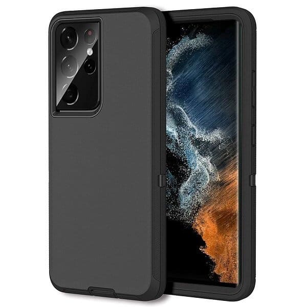 For Samsung Galaxy S22 | S22+ /S22 Plus | S22 Ultra Case Drop Resistant Defender Tradies Heavy Duty Rugged Shockproof Tough Cover