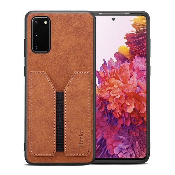 Brown Denior Samsung Galaxy S20 FE Leather Case