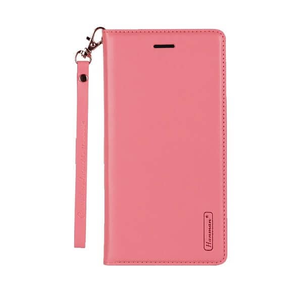 Apple iPhone 12 Pro Max Light Pink Leather Wallet Cover Case