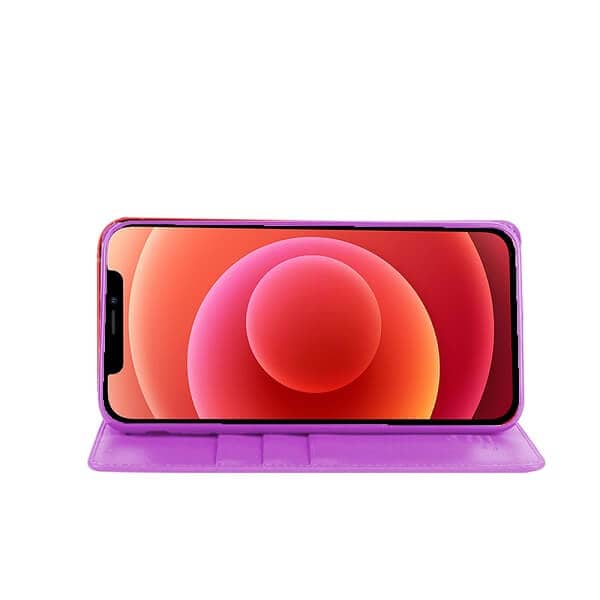 For Apple iPhone 12 Mini/ 12 Pro Max Hanman Leather Wallet Case Flip Card Holder Slots Magnetic Shockproof Cover
