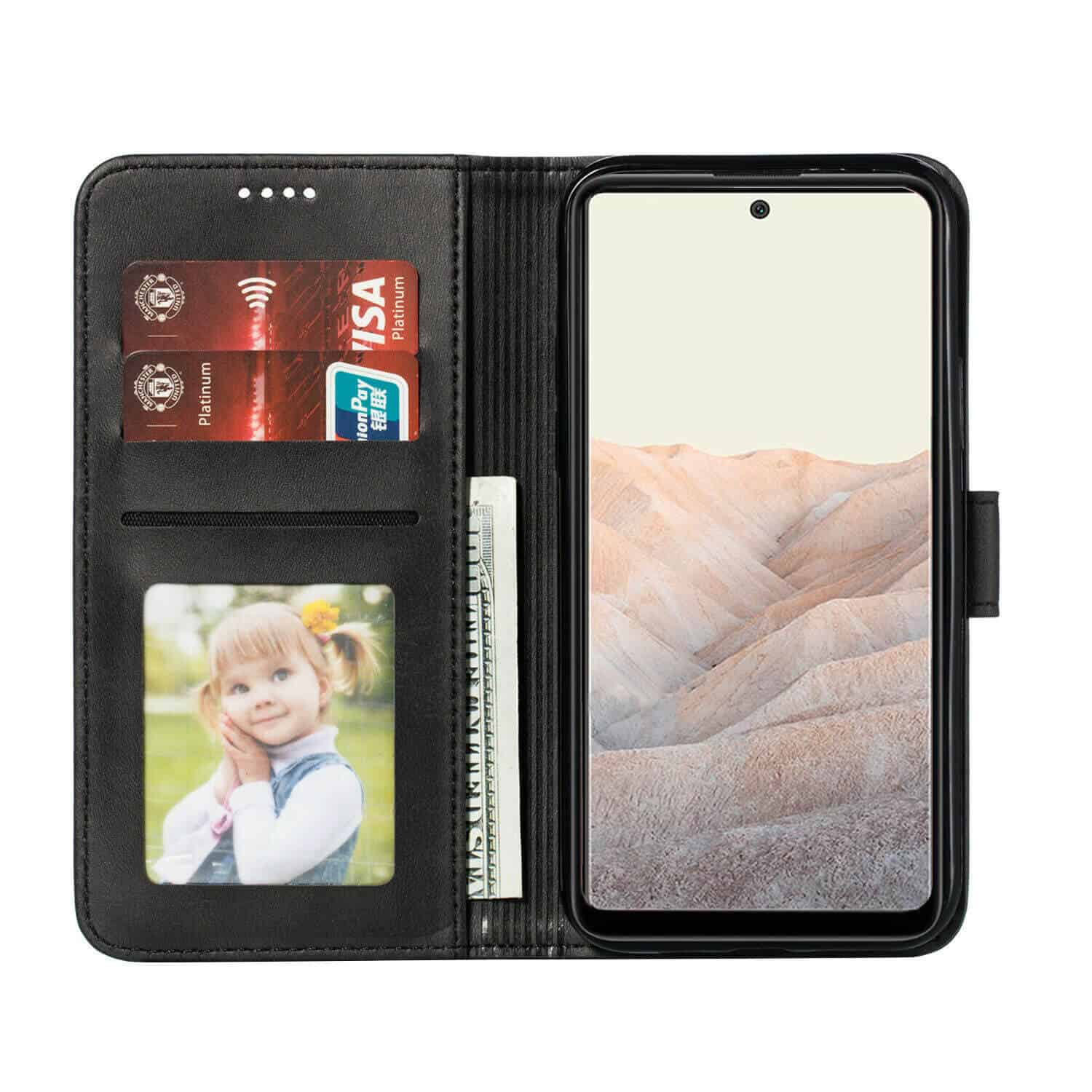 For Google Pixel 6 | 6 Pro Wallet Case Flip Leather Card Slots Shockproof Magnetic Stand Cover