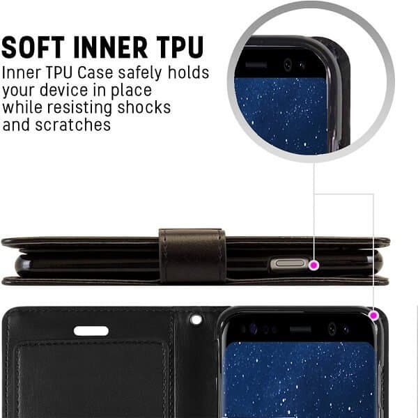 Goospery For Samsung Galaxy S8 |Galaxy S8+ /S8 Plus Rich Diary Wallet Flip Case Leather Card Slots Magnetic Cover