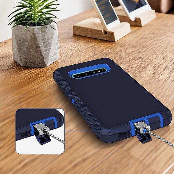 For Samsung Galaxy S10+ /S10 Plus | S10 | S10E Case Drop Resistant Defender Tradies Heavy Duty Rugged Shockproof Tough Cover