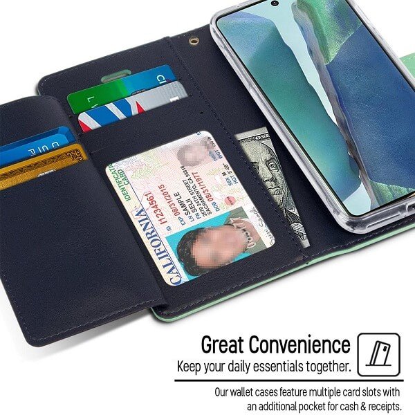 Goospery For Samsung Galaxy Note 20 | Note 20 Ultra Rich Diary Wallet Flip Case Leather Card Slots Magnetic Cover