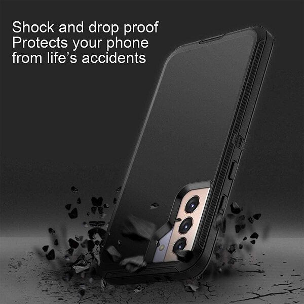 For Samsung Galaxy S22 | S22+ /S22 Plus | S22 Ultra Case Drop Resistant Defender Tradies Heavy Duty Rugged Shockproof Tough Cover