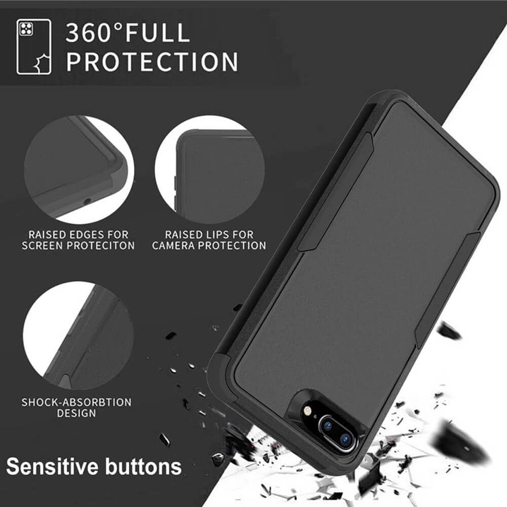 For Apple iPhone 6/6S / 6 Plus/6S Plus 3in1 Case Drop Resistant Defender Tradies Hybrid Armor Heavy Duty Rugged Shockproof Tough Cover