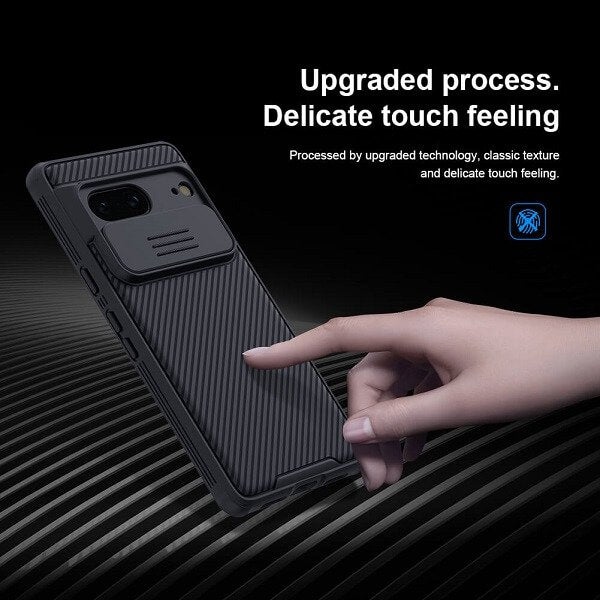Nillkin For Google Pixel 7 CamShield Series Shockproof Heavy Duty Protective Case With Slide Camera Cover - Black