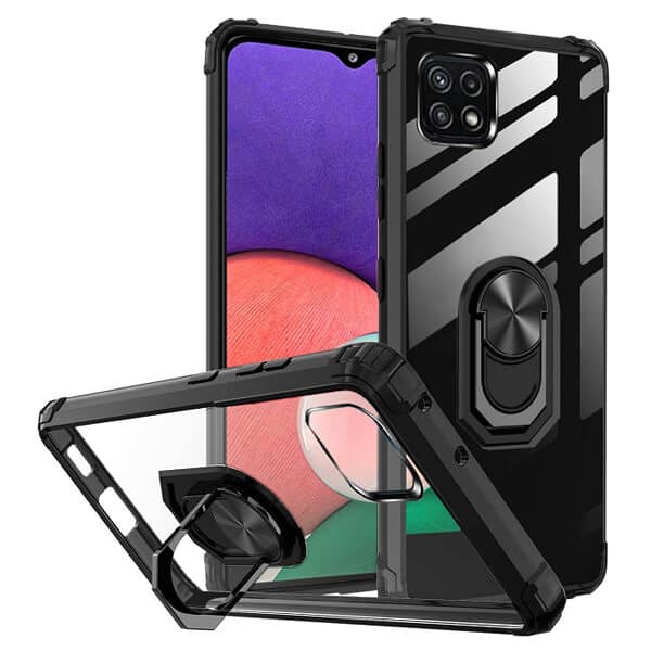 For Samsung Galaxy A22 5G | A22 4G Magnetic Ring Rugged Shockproof Case Heavy Duty Protective Back Cover