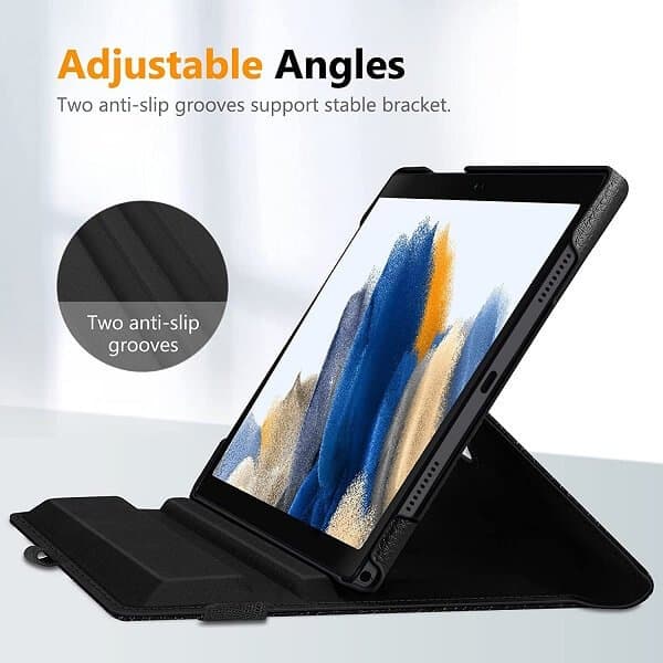Samsung Galaxy Tab A8 10.5 (2021) SM-X200 X205 360 Degree Rotating Stand Case Cover (Nany Blue)