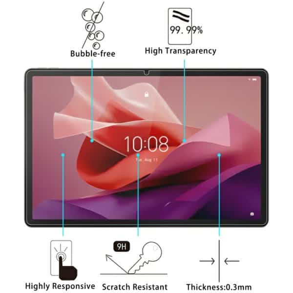 (2 Pack) Lenovo Tab P12 12.7 inch Tempered Glass LCD Screen Protector Film Guard