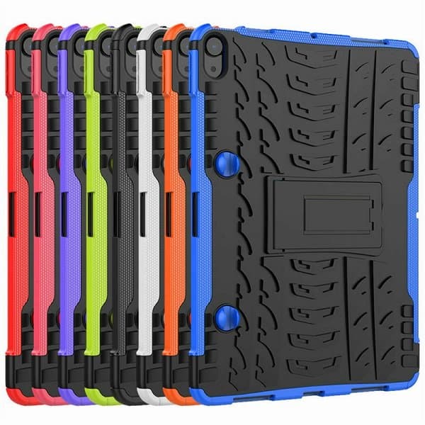For Apple iPad Air 5th /4th Gen 10.9 inch 2022 /2020 Case, Heavy Duty Shockproof Tough Bumper Rugged Cover (Black)