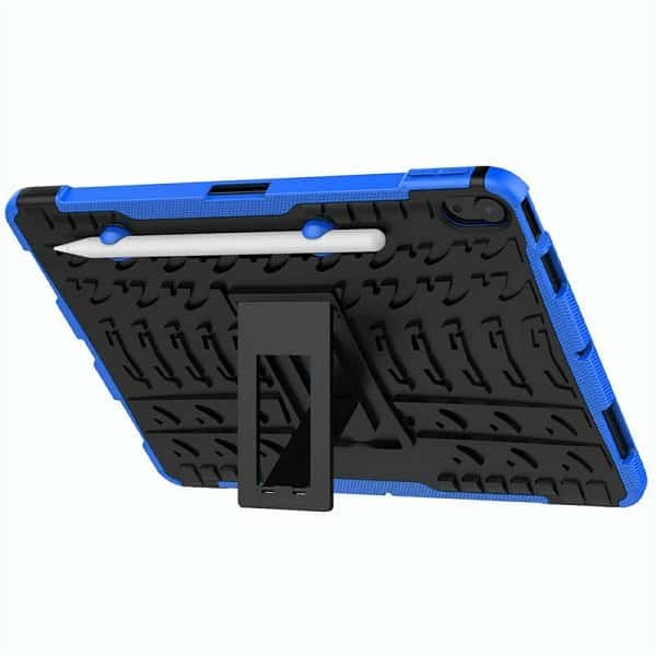 For Apple iPad Air 5th /4th Gen 10.9 inch 2022 /2020 Case, Heavy Duty Shockproof Tough Bumper Rugged Cover (Black)