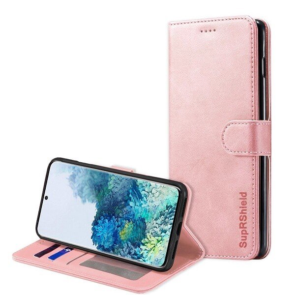 Samsung Galaxy S20+ Wallet Leather Card Holder Flip Case Cover