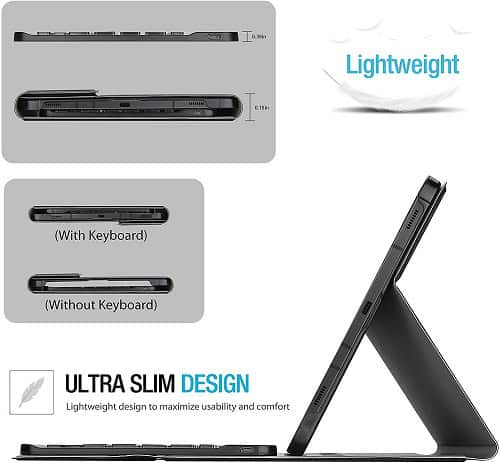 With Pencil Holder For Samsung Galaxy Tab A9 |Tab A9+ /A9 Plus Wireless Bluetooth Keyboard Case Cover