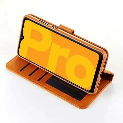 Optus X Pro Wallet Case Flip Leather Card Holder Slots Magnetic Shockproof Cover (Navy Blue)