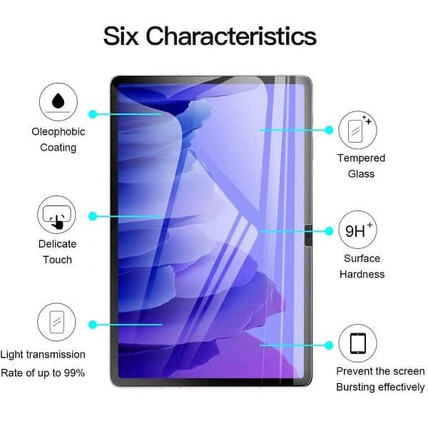 (2 Pack) Samsung Galaxy Tab A7 10.4 2020 T500 T505 Tempered Glass LCD Screen Protector Film