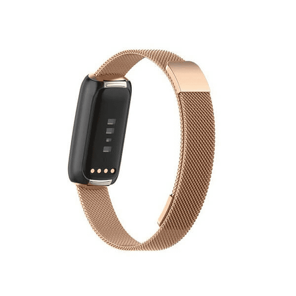 For Fitbit Luxe Stainless Steel Milanese Wristband Loop Strap