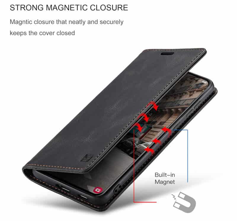 AutSpace For Samsung Galaxy S21 | S21 FE | S21+ /S21 Plus | S21 Ultra Case RFID Blocking Retro Flip Premium Leather Card Holder Wallet Cover