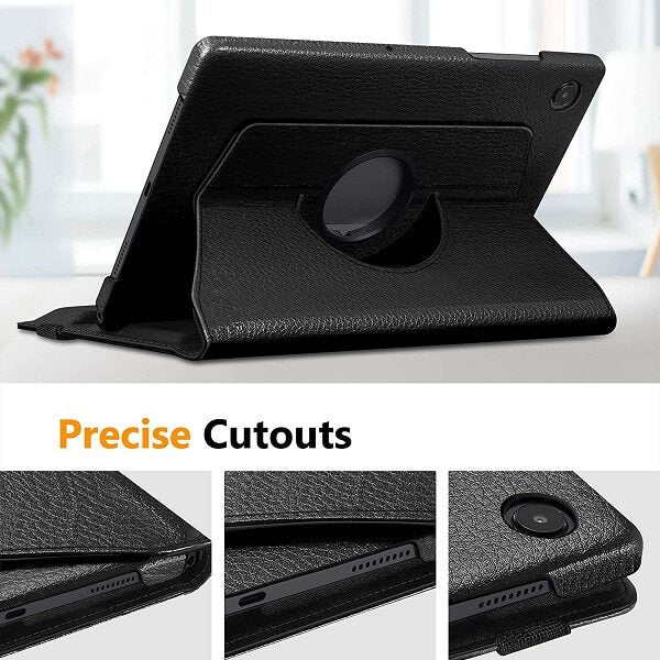 Samsung Galaxy Tab A8 10.5 (2021) SM-X200 X205 360 Degree Rotating Stand Case Cover (Nany Blue)