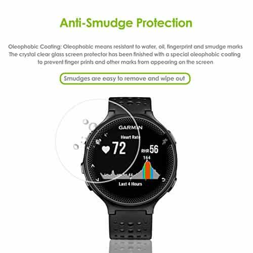 (2 Pcs) Garmin Forerunner 645 Music Tempered Glass LCD Screen Protector Guard
