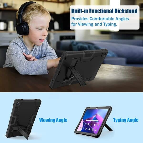 Lenovo Tab M11 Hybrid Fancy Shockproof Heavy Duty Kickstand Case Cover