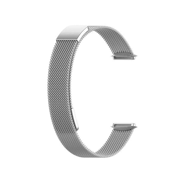 For Fitbit Luxe Stainless Steel Milanese Wristband Loop Strap