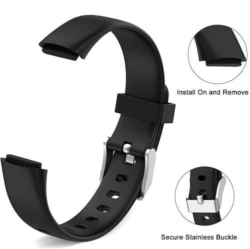 For Fitbit Luxe Replacement Band Strap Waterproof Silicone Wristbands Breathable Bracelet Adjustable Sports Watch Band