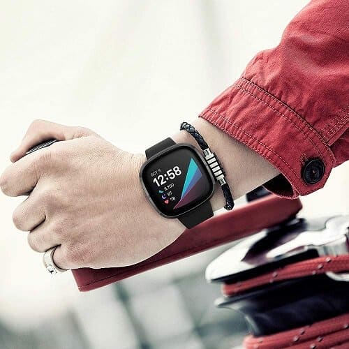 For Fitbit Sense 2 Band Silicone Strap Wristband Replacement Sports Bands Loop