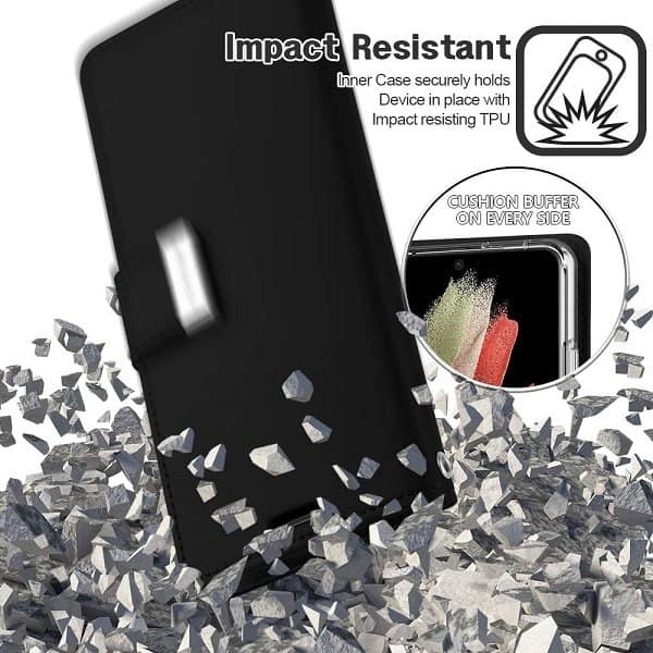 Goospery Samsung Galaxy S21 | S21 FE | S21+ /S21 Plus | S21 Ultra Rich Diary Wallet Flip Case Leather Card Slots Magnetic Cover