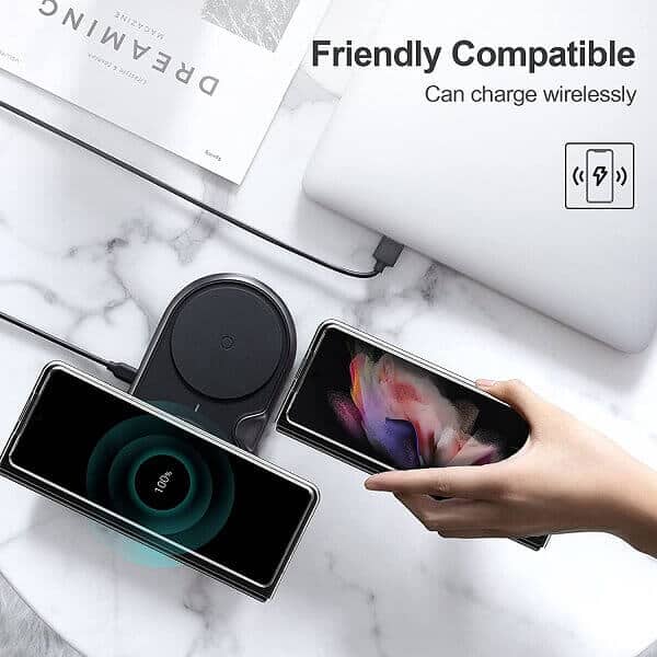 For Samsung Galaxy Z Fold 3 5G Transparent Hard Shel Slim Polycarbonate Case Cover (Clear)