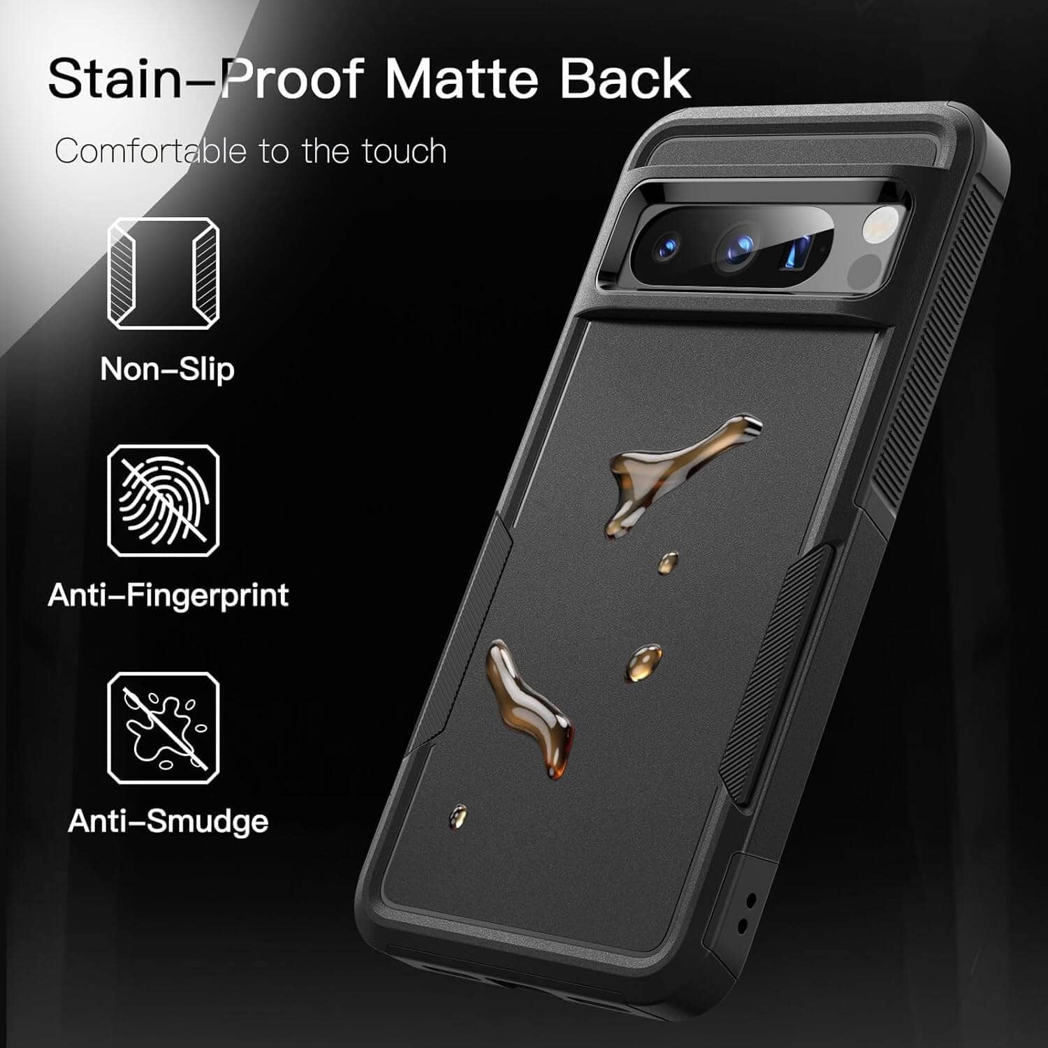 For Google Pixel 8/8A/8Pro 2in1 Case Drop Resistant Defender Tradies Hybrid Armor Heavy Duty Rugged Shockproof Tough Protective Cover