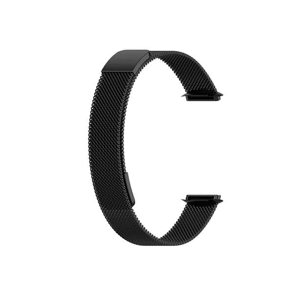 For Fitbit Luxe Stainless Steel Milanese Wristband Loop Strap