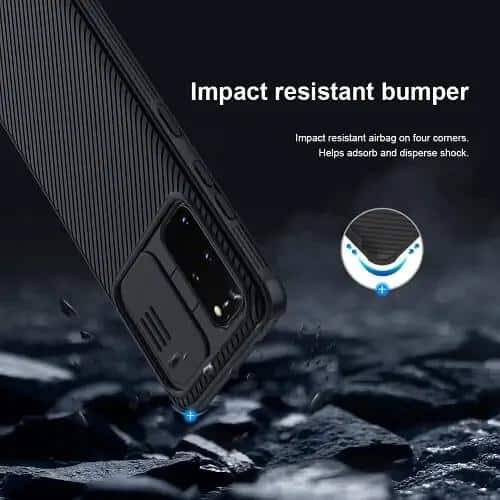 Nillkin For Samsung Galaxy S20 FE | S20+ /S20 Plus | S20 Ultra Case, CamShield Series Slim Stylish Protective Case With Slide Camera Cover (Black)