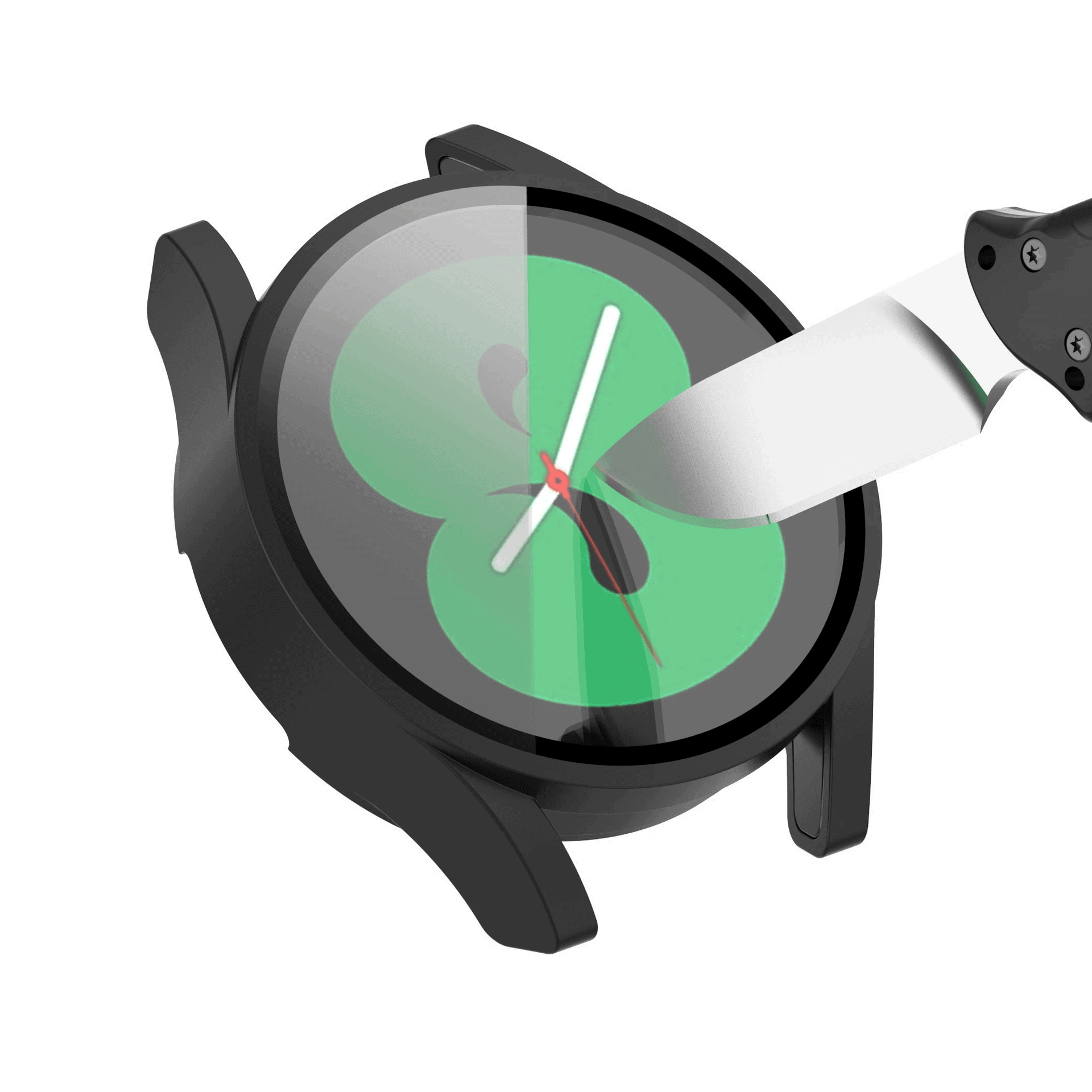 For Samsung Galaxy Watch 4 5 Pro 40 44 45MM Hard Case Built-In Screen Protector