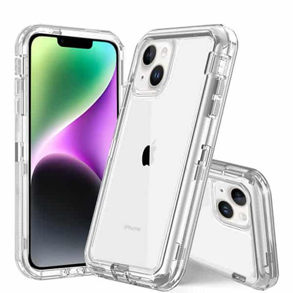 For Apple iPhone 14, 14 Plus, 14 Pro, 14 Pro Max Case Drop Resistant Defender Tradies Heavy Duty Rugged Shockproof Tough Cover