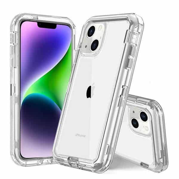 For Apple iPhone 14, 14 Plus, 14 Pro, 14 Pro Max Case Drop Resistant Defender Tradies Heavy Duty Rugged Shockproof Tough Cover