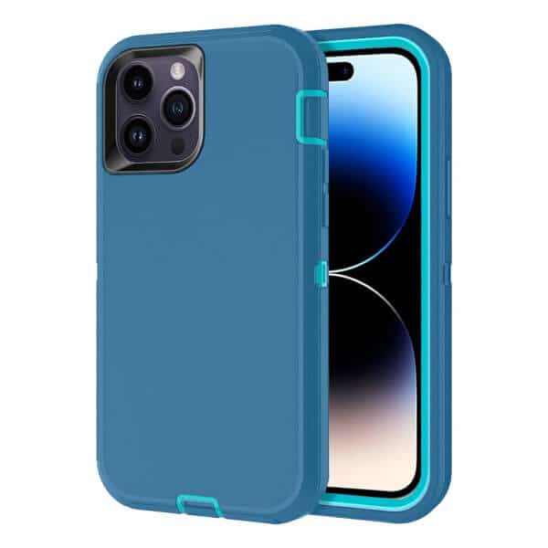For Apple iPhone 14, 14 Plus, 14 Pro, 14 Pro Max Case Drop Resistant Defender Tradies Heavy Duty Rugged Shockproof Tough Cover