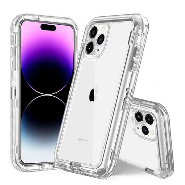 For Apple iPhone 14, 14 Plus, 14 Pro, 14 Pro Max Case Drop Resistant Defender Tradies Heavy Duty Rugged Shockproof Tough Cover
