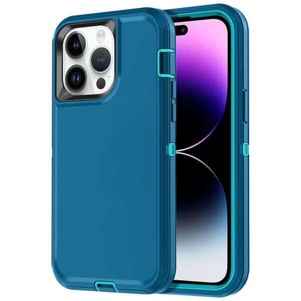 For Apple iPhone 14, 14 Plus, 14 Pro, 14 Pro Max Case Drop Resistant Defender Tradies Heavy Duty Rugged Shockproof Tough Cover