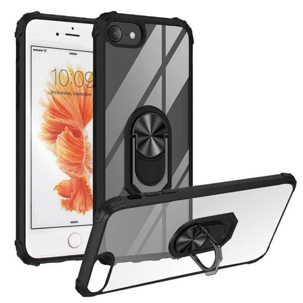 For Apple iPhone 6/6S/6 Plus / 6S Plus Shockproof Magnetic Car Mount Ring Case Cover