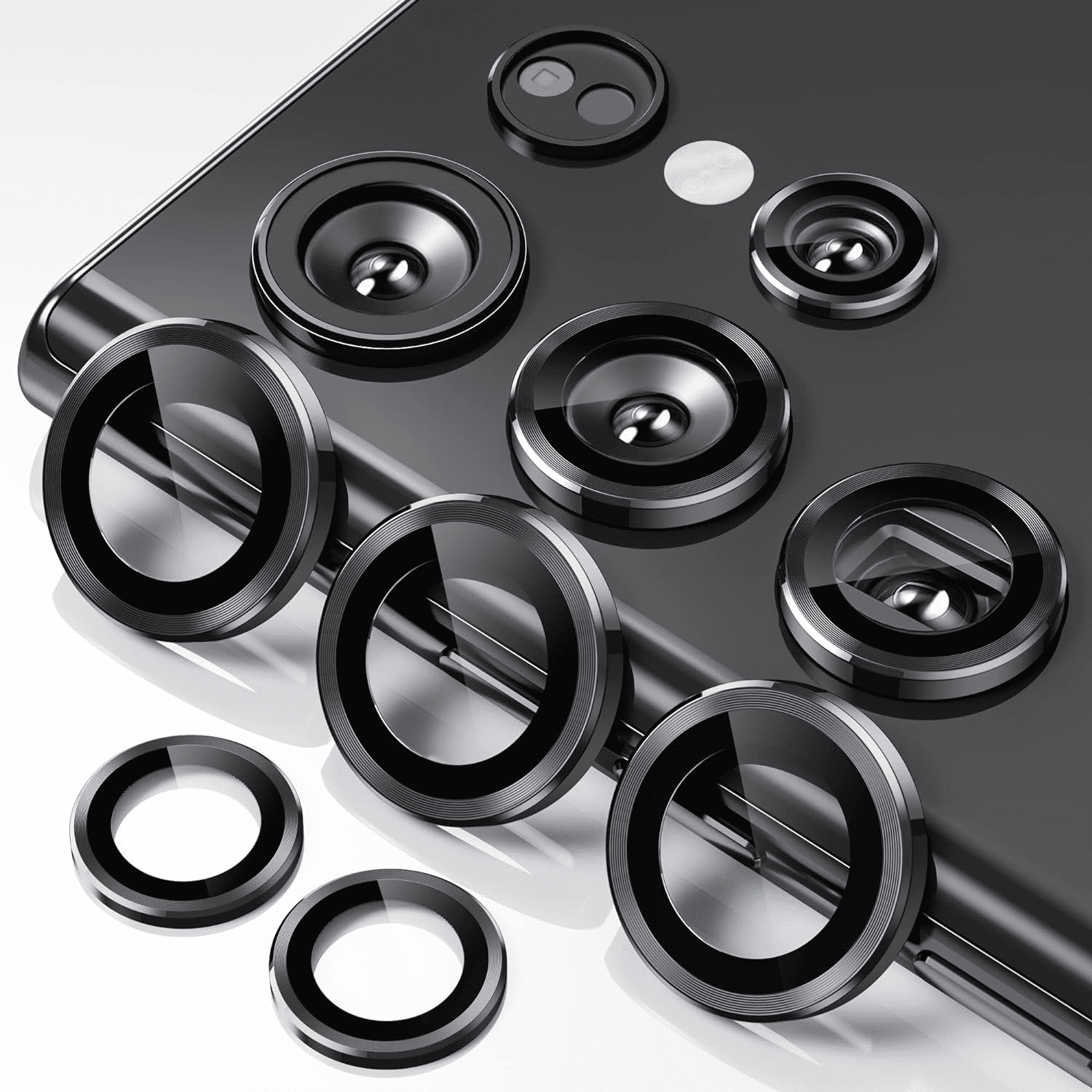 For Samsung Galaxy S23 FE Metal Individual Ring Protector Cover For Camera Lens