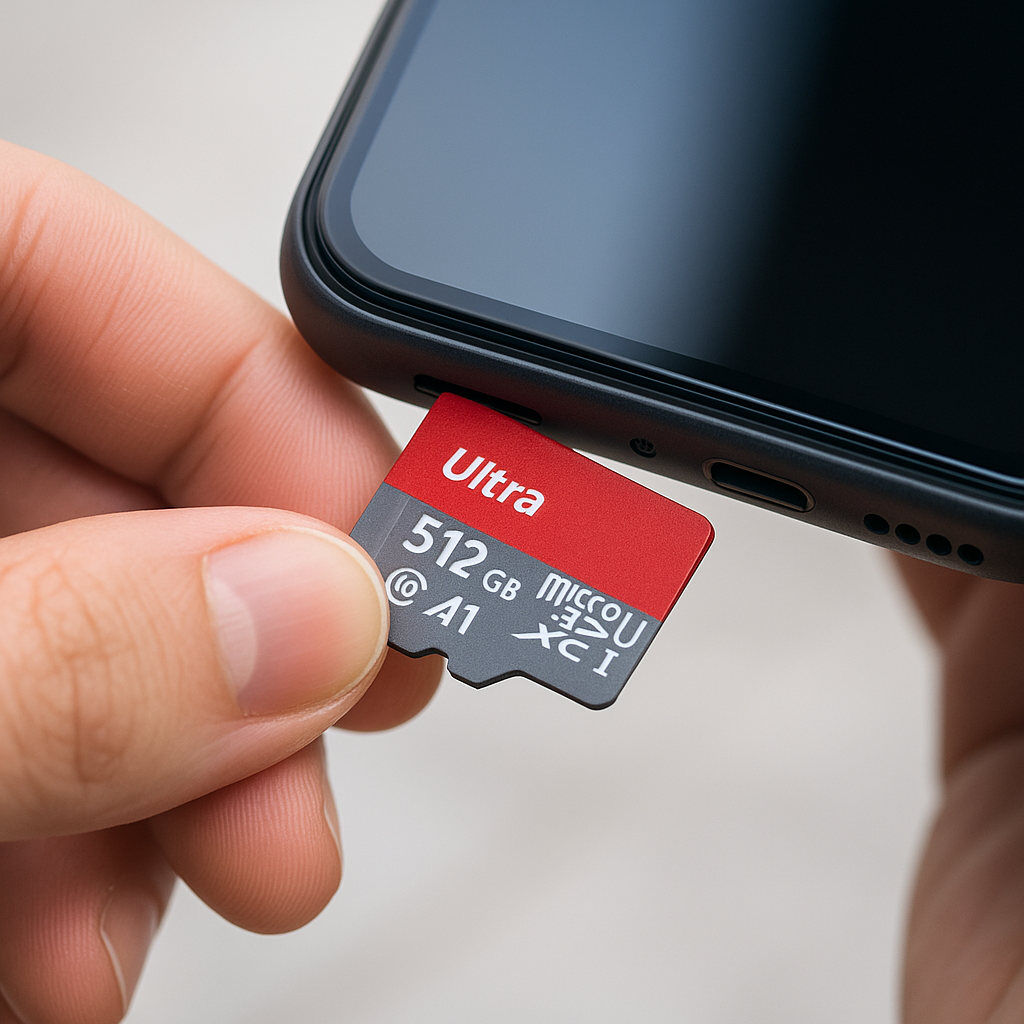 Ultra TF Memory Card 512GB Class 10 A1 High Speed Micro SDXC with Adapter, Reliable Storage for Phone, Camera, Tablet, Dashcam
