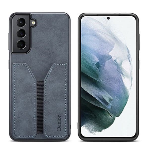Denior For Samsung Galaxy S21 | S21 FE | S21 Ultra Leather Case with Elastic Wallet Card Holder Slot Pocket Cover