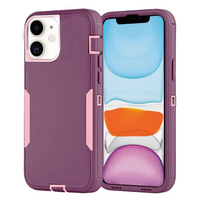 For Apple iPhone 11 /11 Pro /11 Pro Max 3in1 Case Drop Resistant Defender Tradies Hybrid Armor Heavy Duty Rugged Shockproof Tough Cover