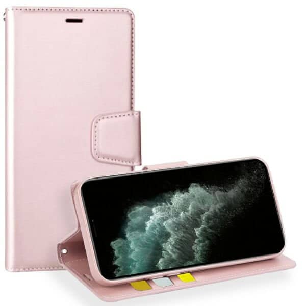 For Apple iPhone 11 Pro Hanman Wallet Case Flip Leather Card Slots Magnetic Stand Cover