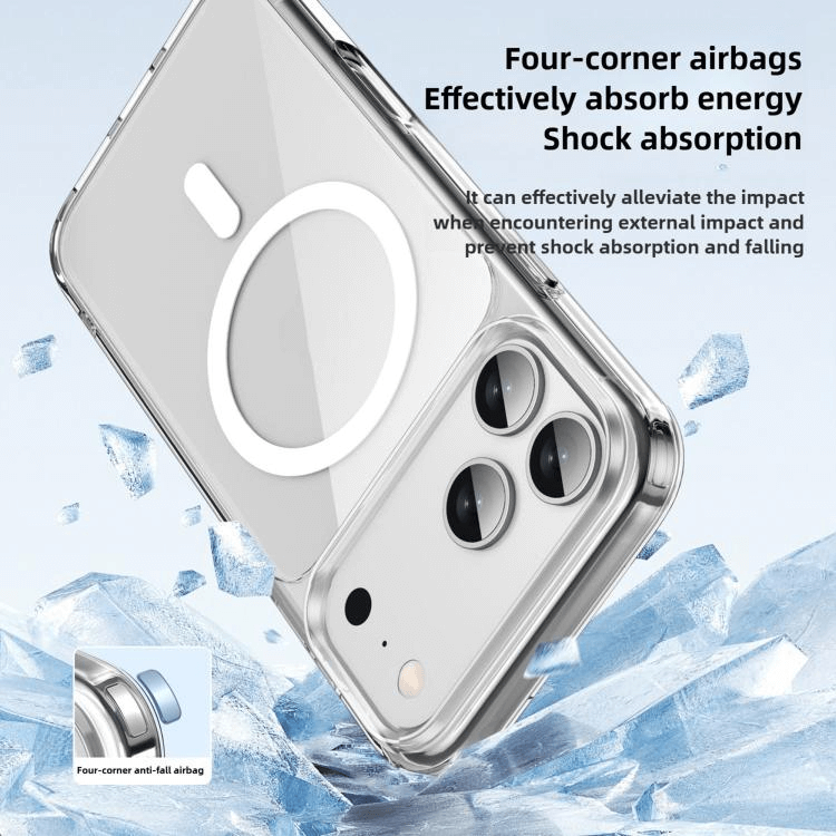 For Apple iPhone 17 | 17 Air | 17 Pro | 17 Pro Max MagSafe Magnetic Case with HaloLock Shockproof Protection Scratch Resistant Back Clear Protective Cover