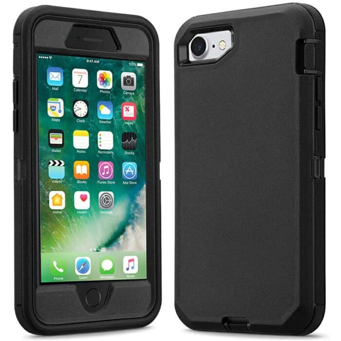 For Apple iPhone SE 2022202087 Case Drop Resistant Defender Tradies Heavy Duty Rugged Shockproof Tough Cover