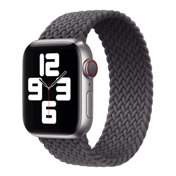 For Apple iWatch Stretchy Braided Loop 38/ 40/ 41/ 42/ 44/ 45mm Nylon Fabric Strap Wristband