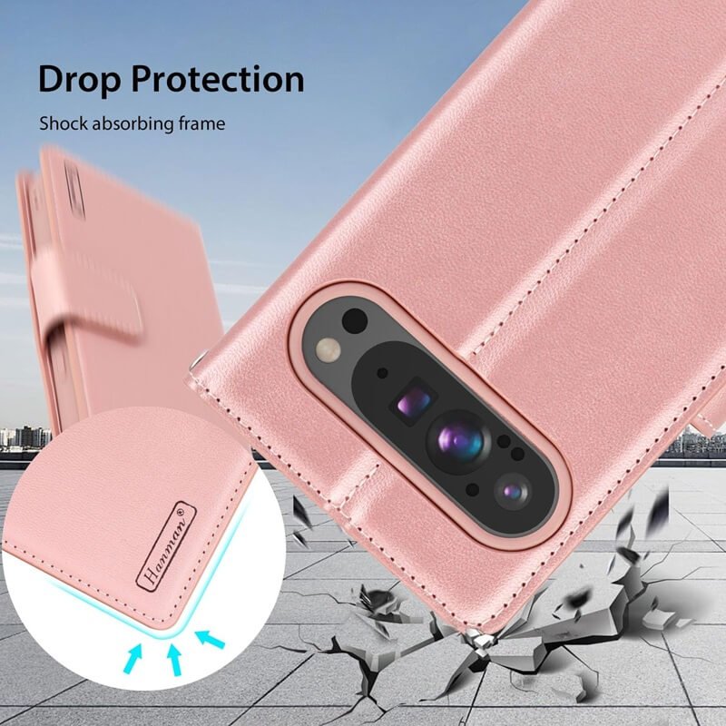 For Google Pixel 1010 Pro Pixel 10 Pro XL Pixel 10 Pro Fold Hanman Wallet Case Flip Leather Card Slots Magnetic Stand Cover